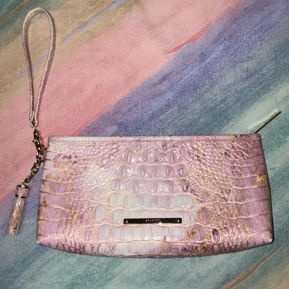 Brahmin Kayla - cloud pink with golden swirls - Picture 1 of 10